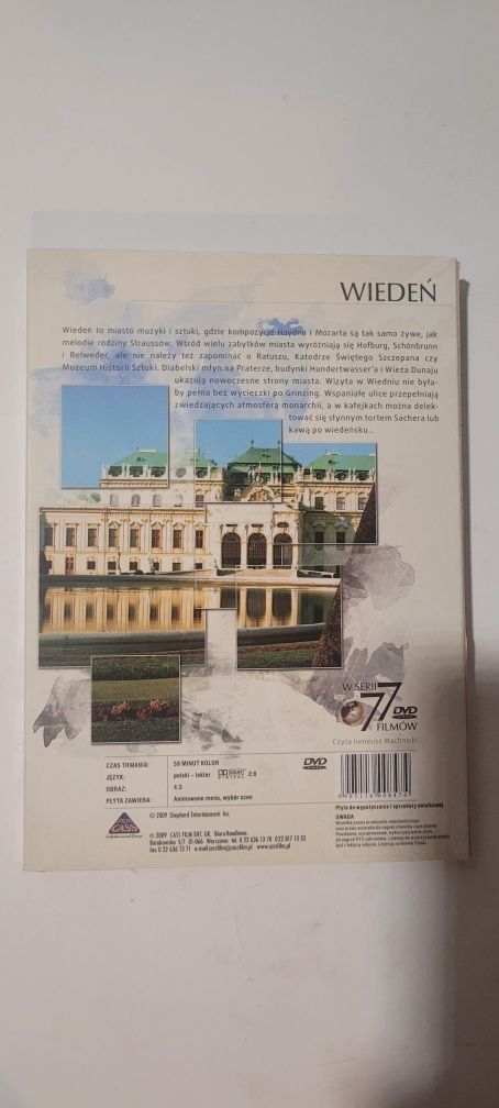 Film Podróże marzeń. Wiedeń płyta DVD