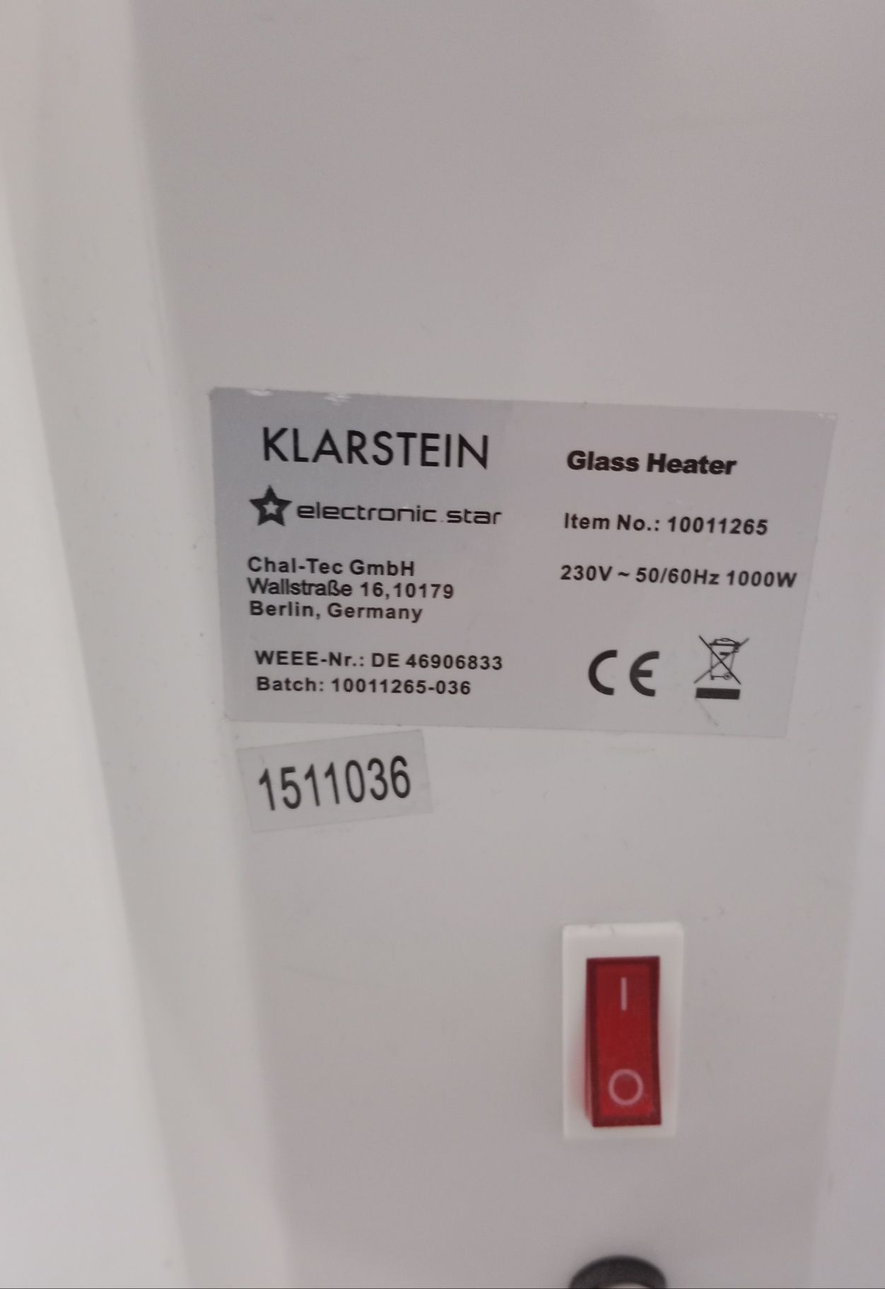 Grzejnik przenośny farelka konwekcyjny klarstein