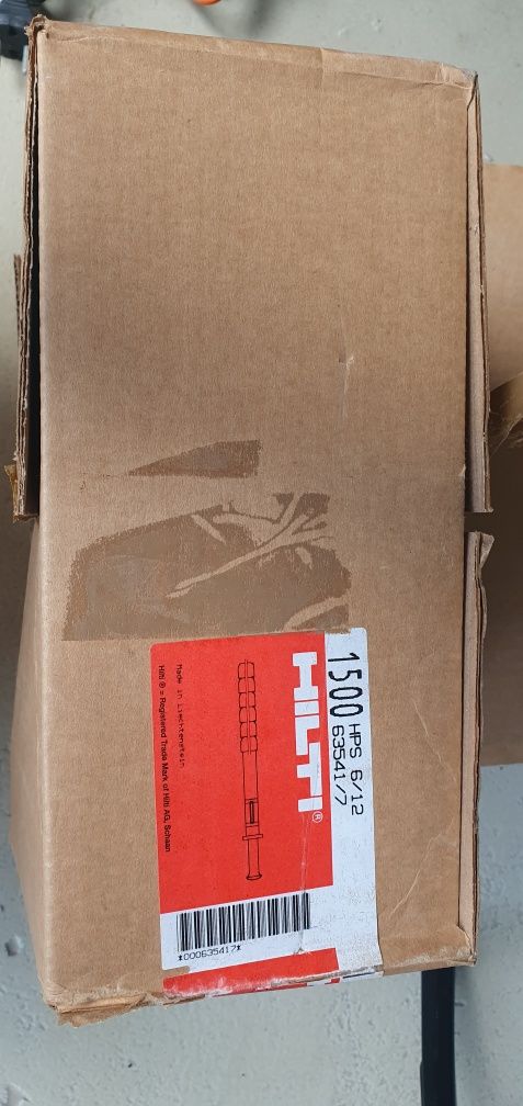Kołki rozporowe 52mm x 6mm HILTI HPS 6/12  nie Fischer Klimas