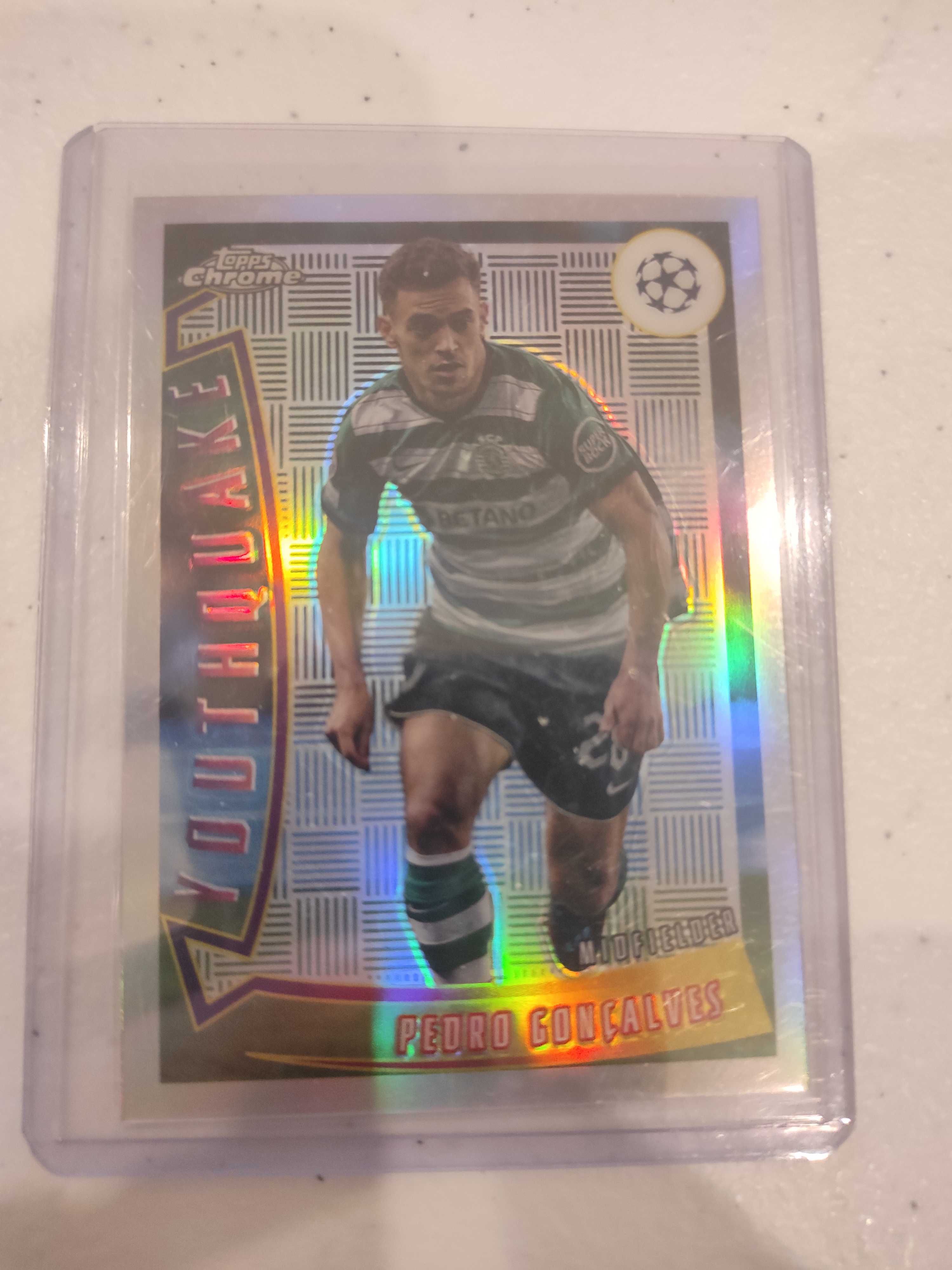 2022-23 Topps Chrome UEFA Club champs Youthquake #YQ40 Pedro Gonçalves