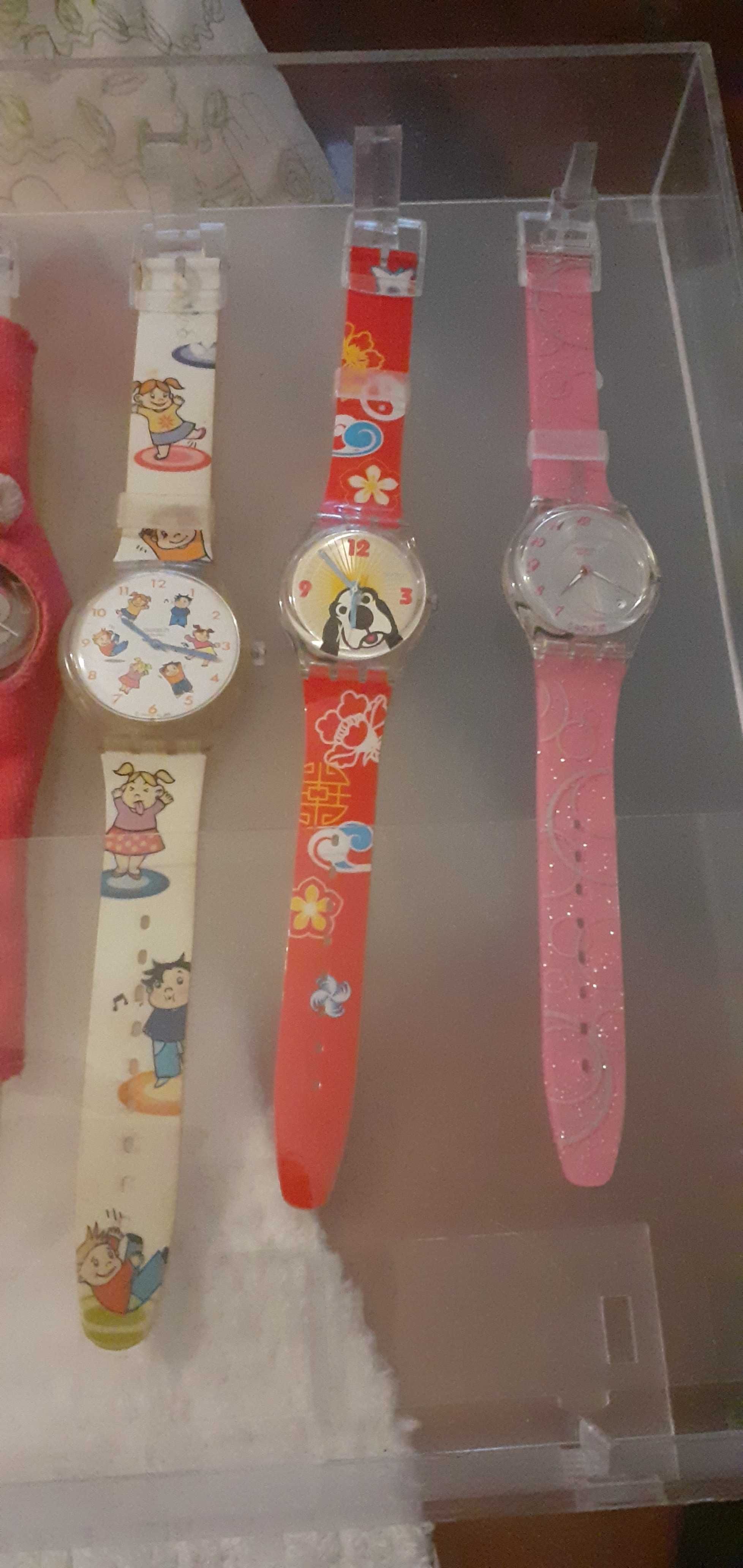 Varios Religios swatch e caixaacriluca