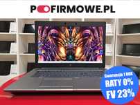 Dla Grafika Laptop HP Zbook 17 G6 i7-9850h 32GB/512SSD RTX 6GB WIN11