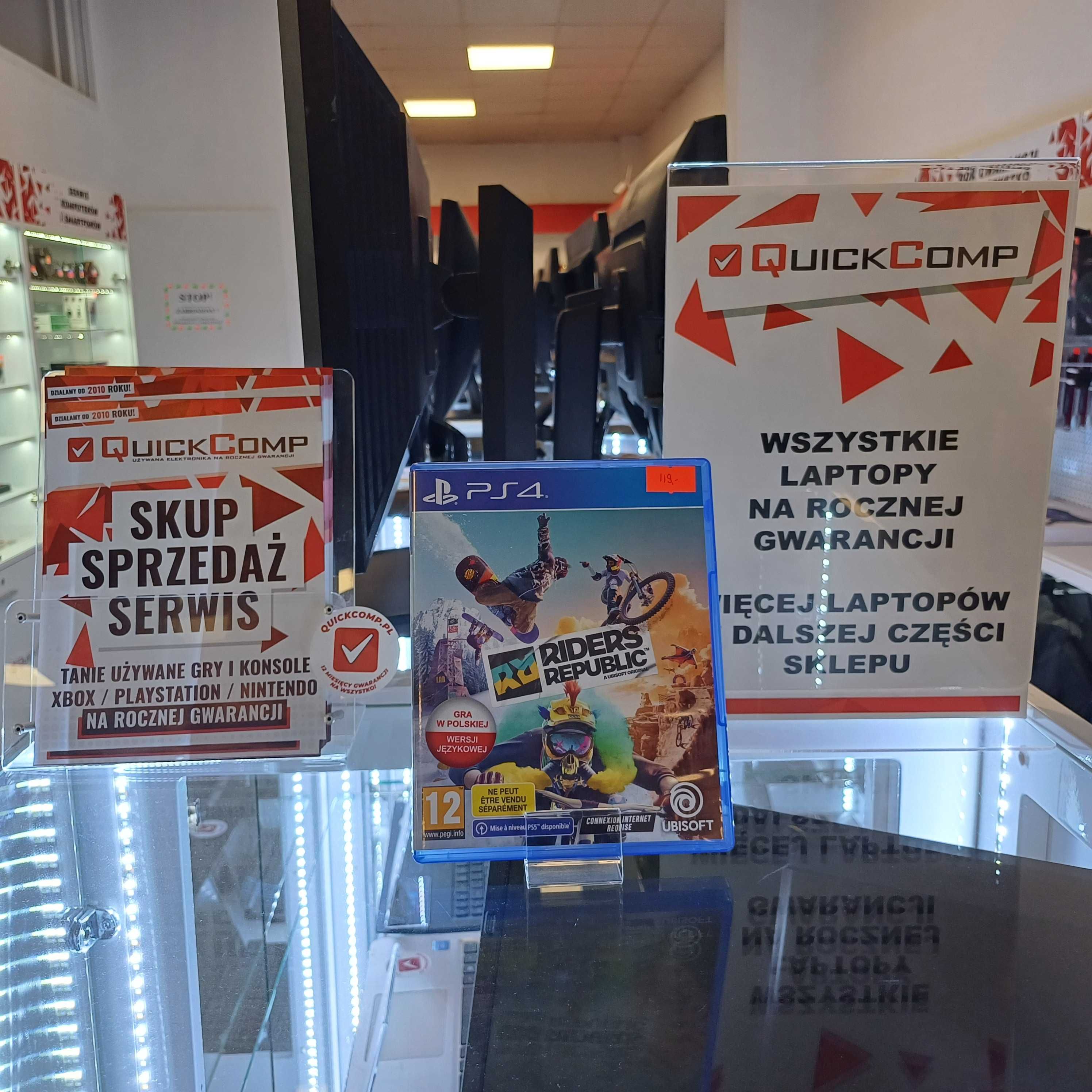 Gra PlayStation 4 PS4 / PS5 Riders Republic Gwarancja 1 rok QUICK-COMP