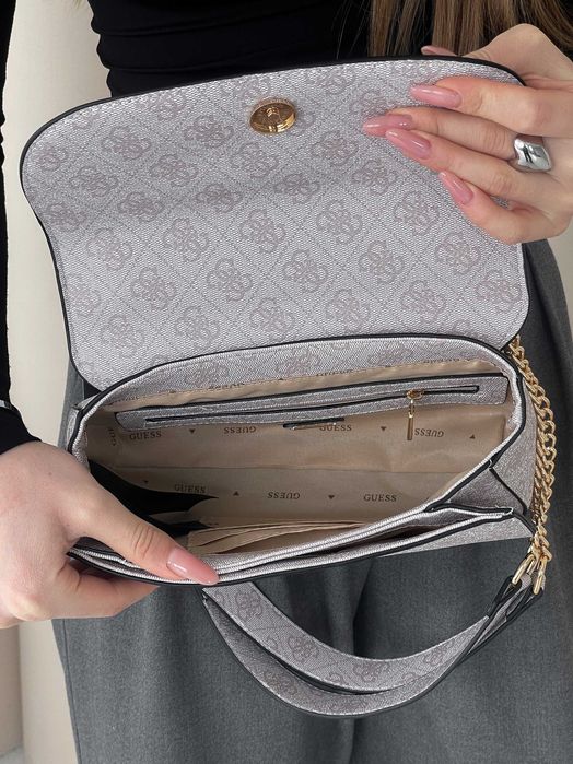 Женская сумка Guess кросс-боди ECO ELEMENTS черный Гесс