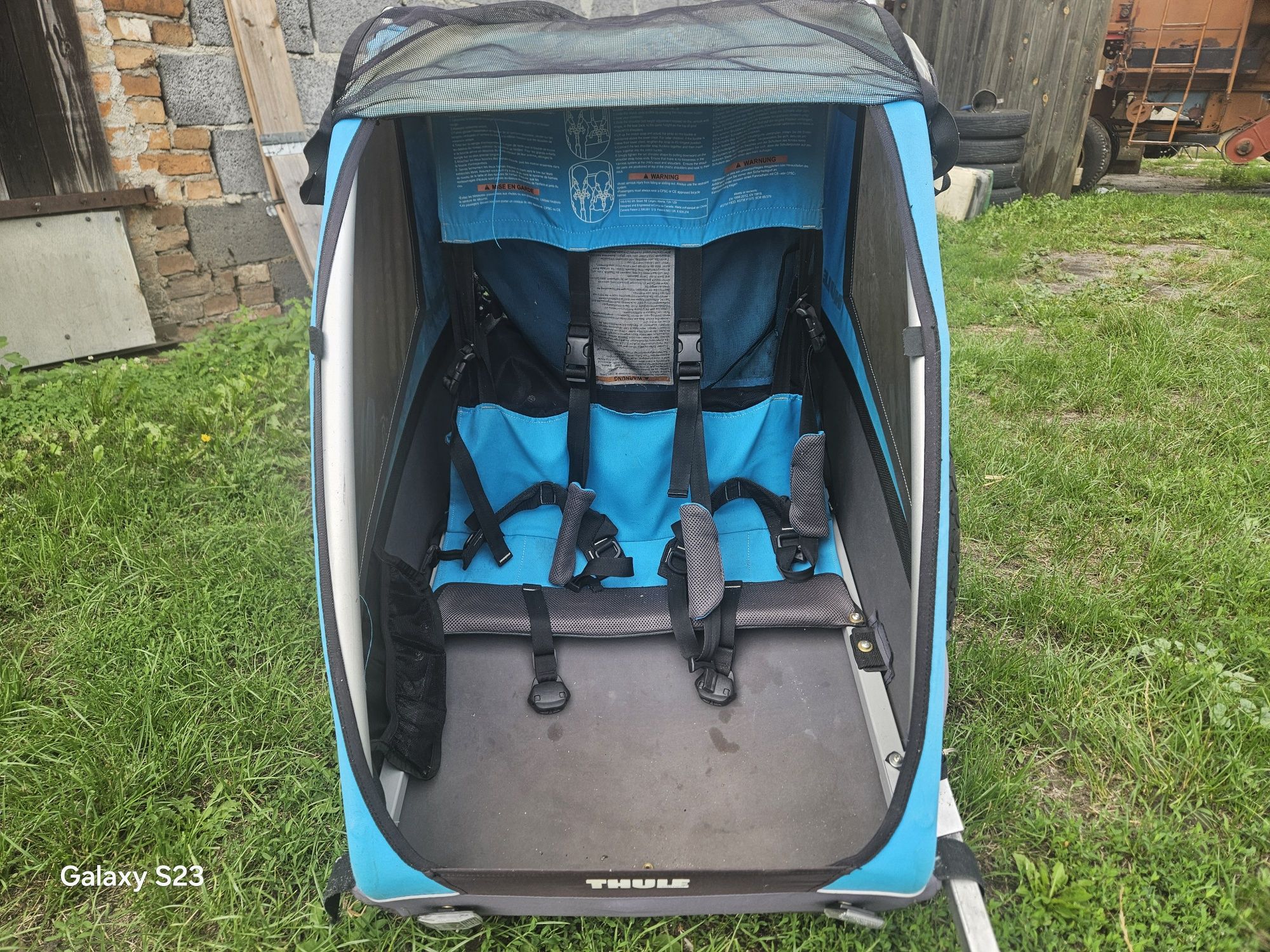 Przyczepka rowerowa Thule Coaster XT riksza dwuosobowa