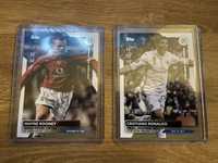 Pack 2 cartas topps club competitions cr7/rooney