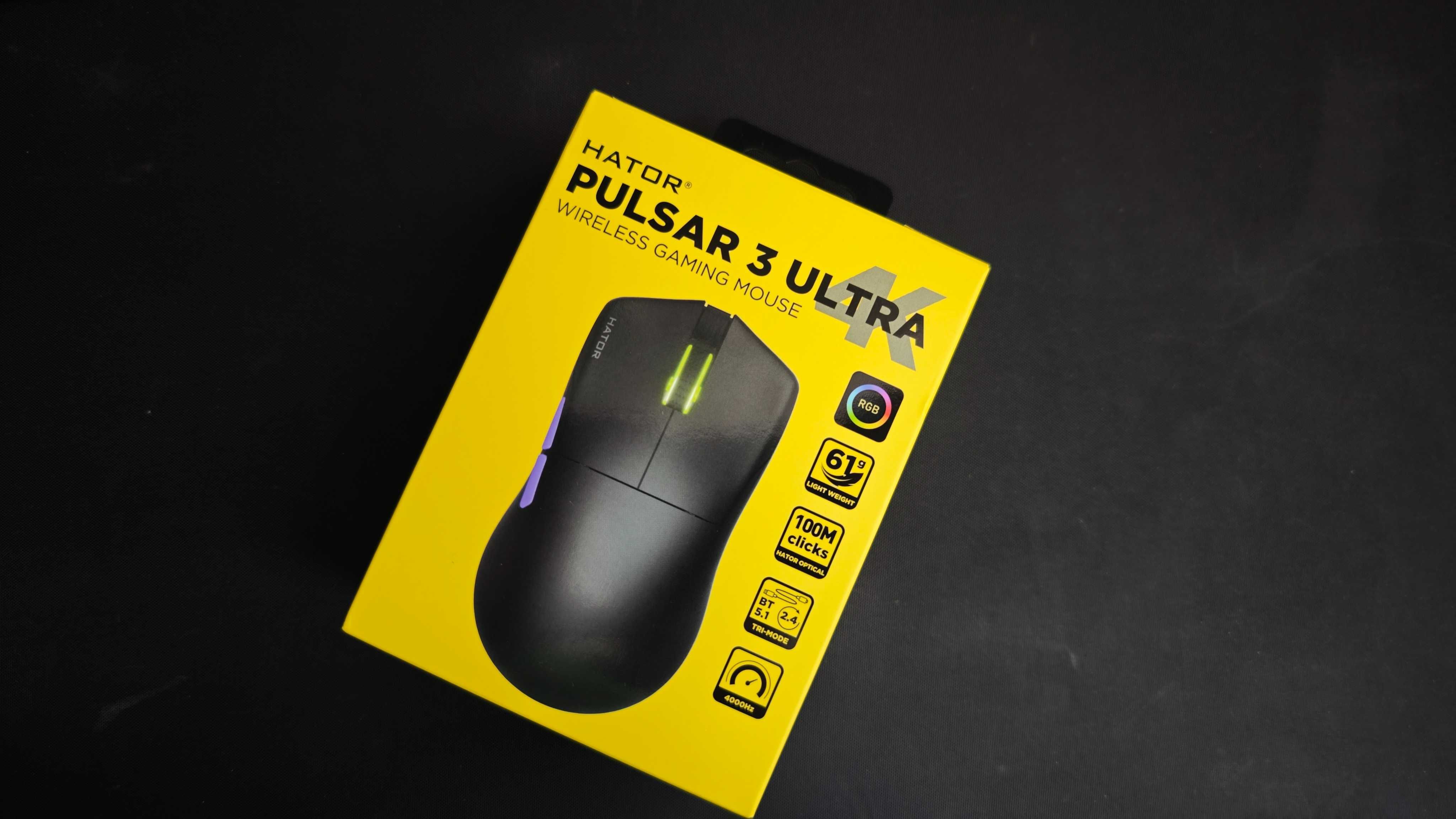 Ігрова мишка Hator Pulsar 3 Ultra 4K Wireless