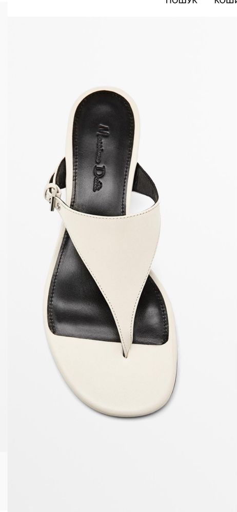 Новые босоножки из натуральной кожи Massimo dutti 39 р