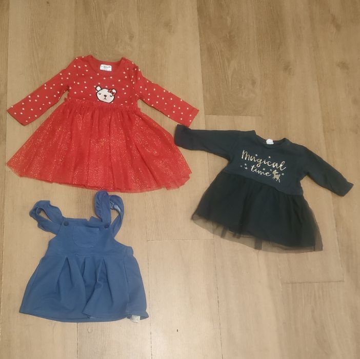 paczka ubrań 74 cm szt 35