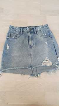 Spódniczka one oneteaspoon xs 23 jeans mini blue storm