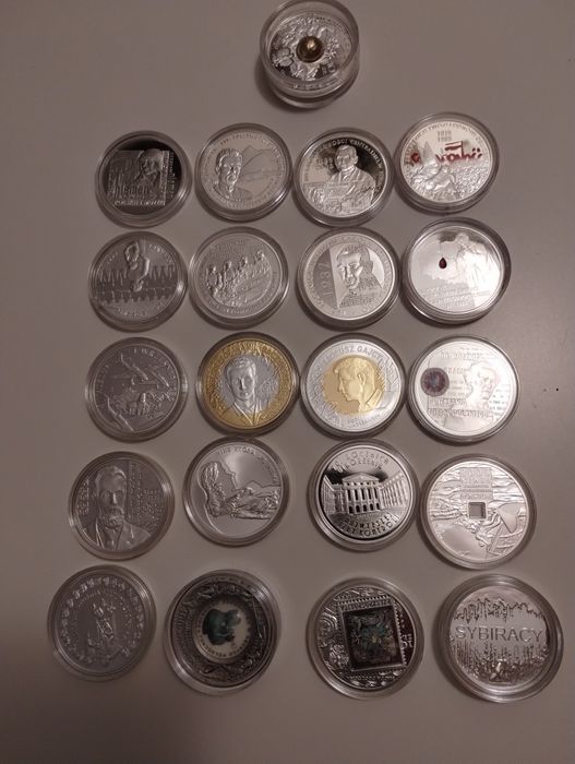 10zloty monety srebrne