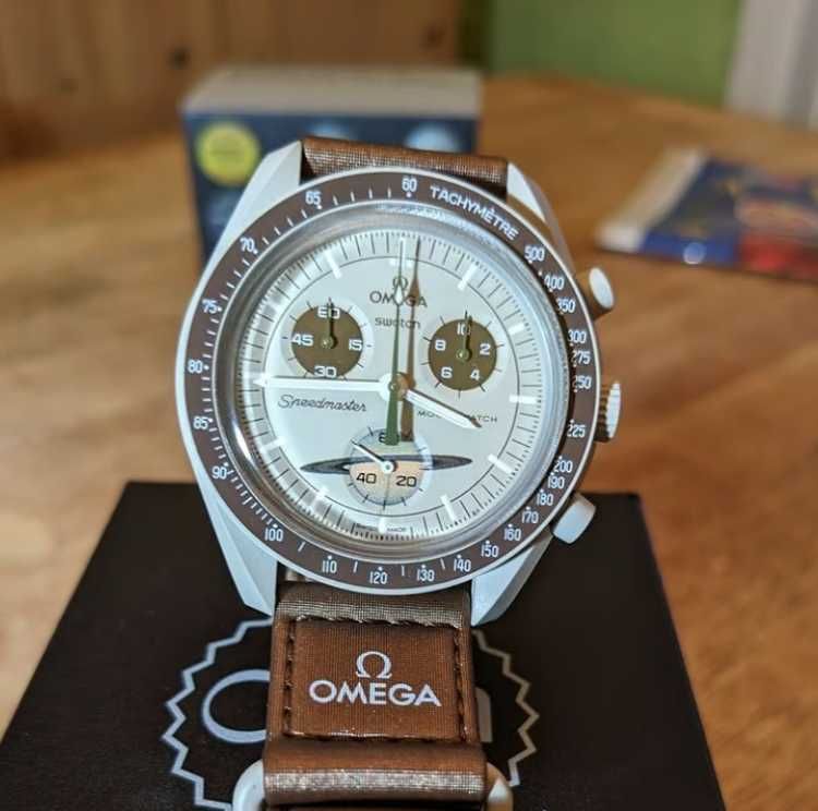 Swatch x Omega Bioceramic Watch - Mission to Saturn