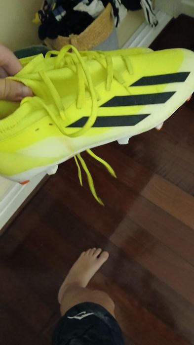 as botas estão em boas condições