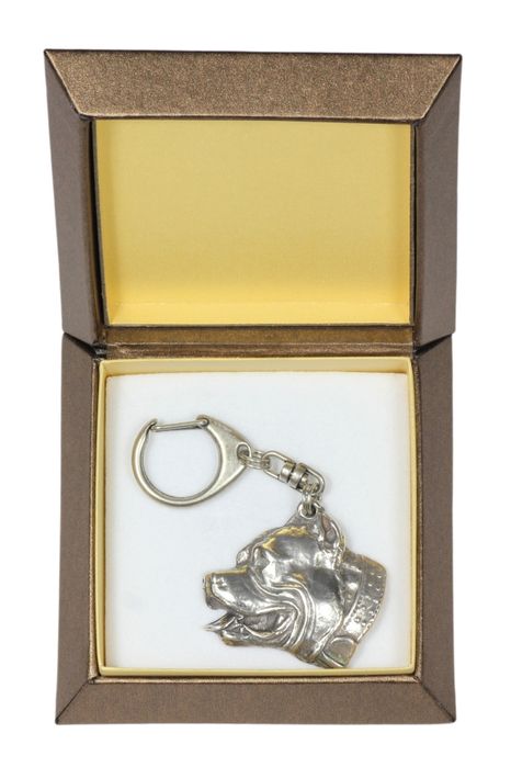 Pitbull Amerykański brelok w pudełku Art-Dog