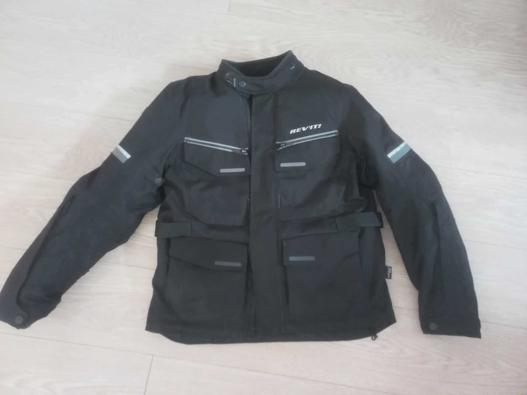 Blusão motard - Rev´it [L] / casaco impermeável, proteções CE nível AA