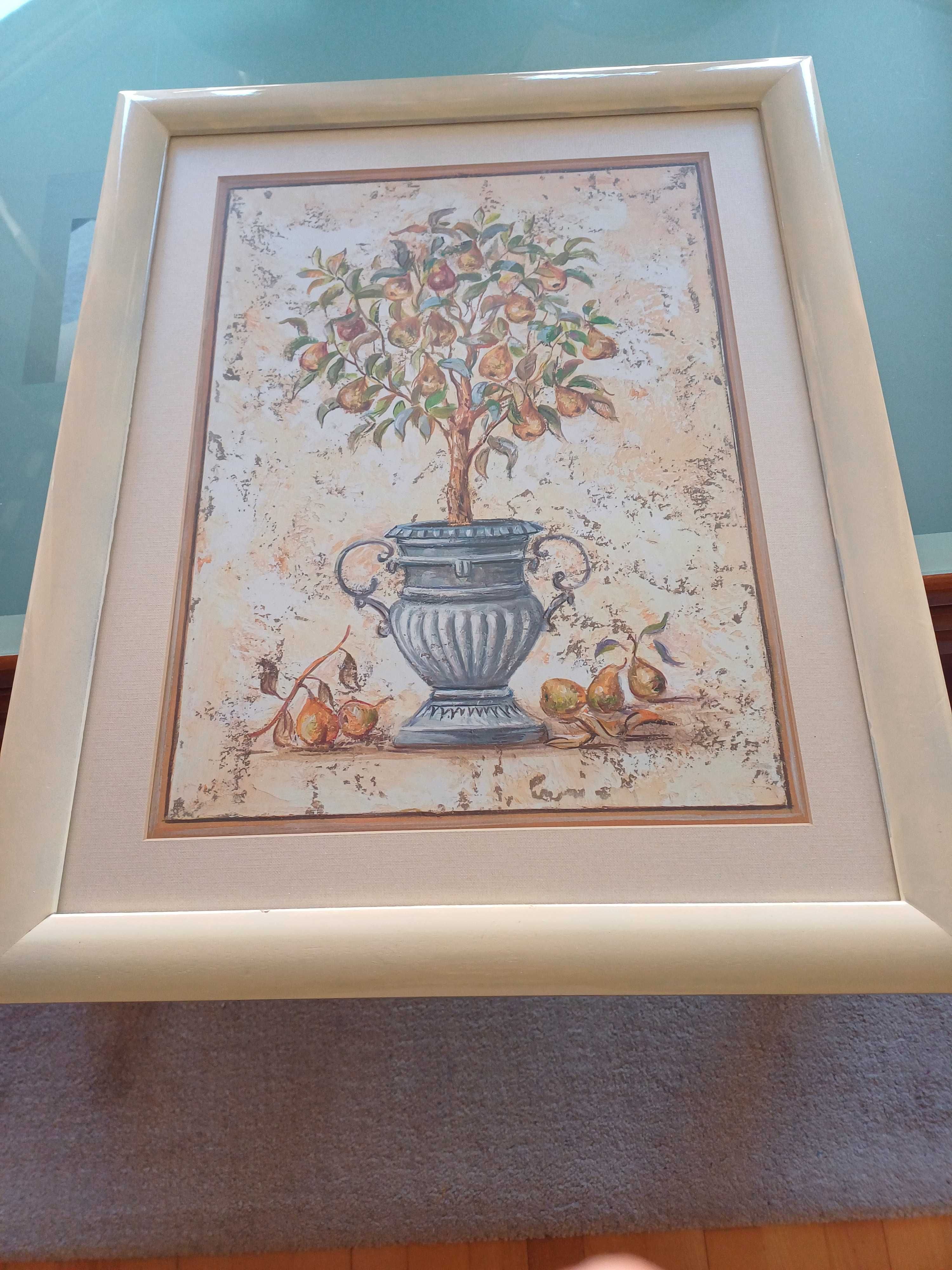 Quadro com vidro anti reflexo