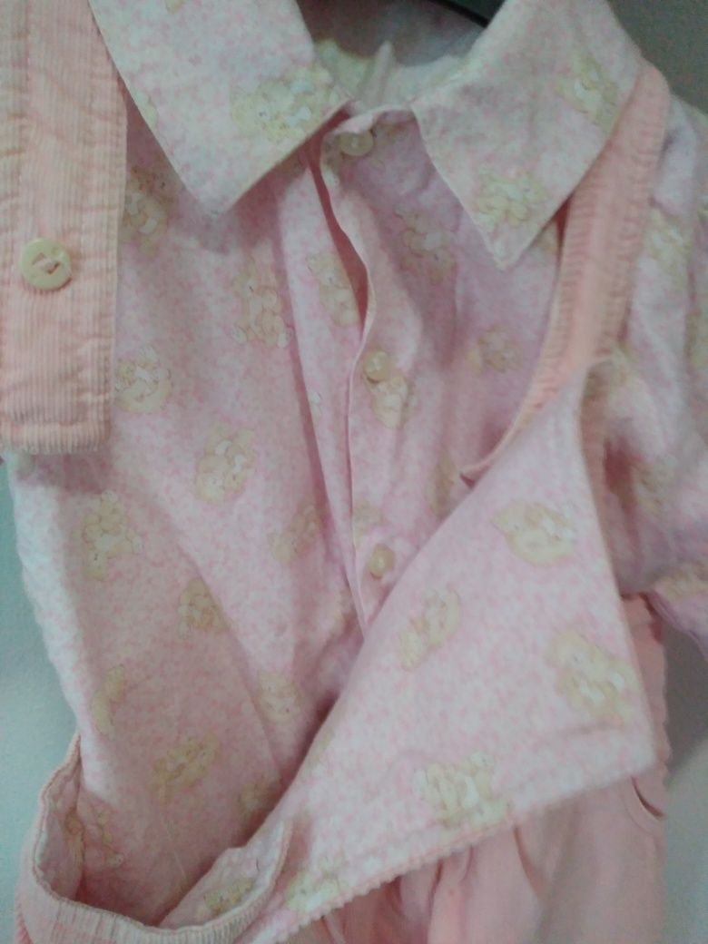 Jardineiras + camisa