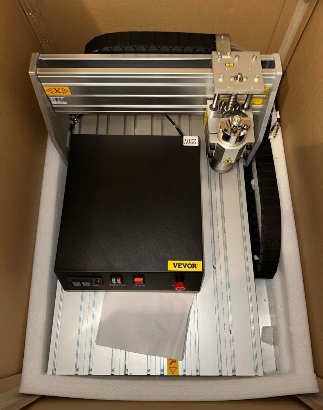 Фрезерный станок с ЧПУ 6040 4D USB 2.2 kW Vevor cnc