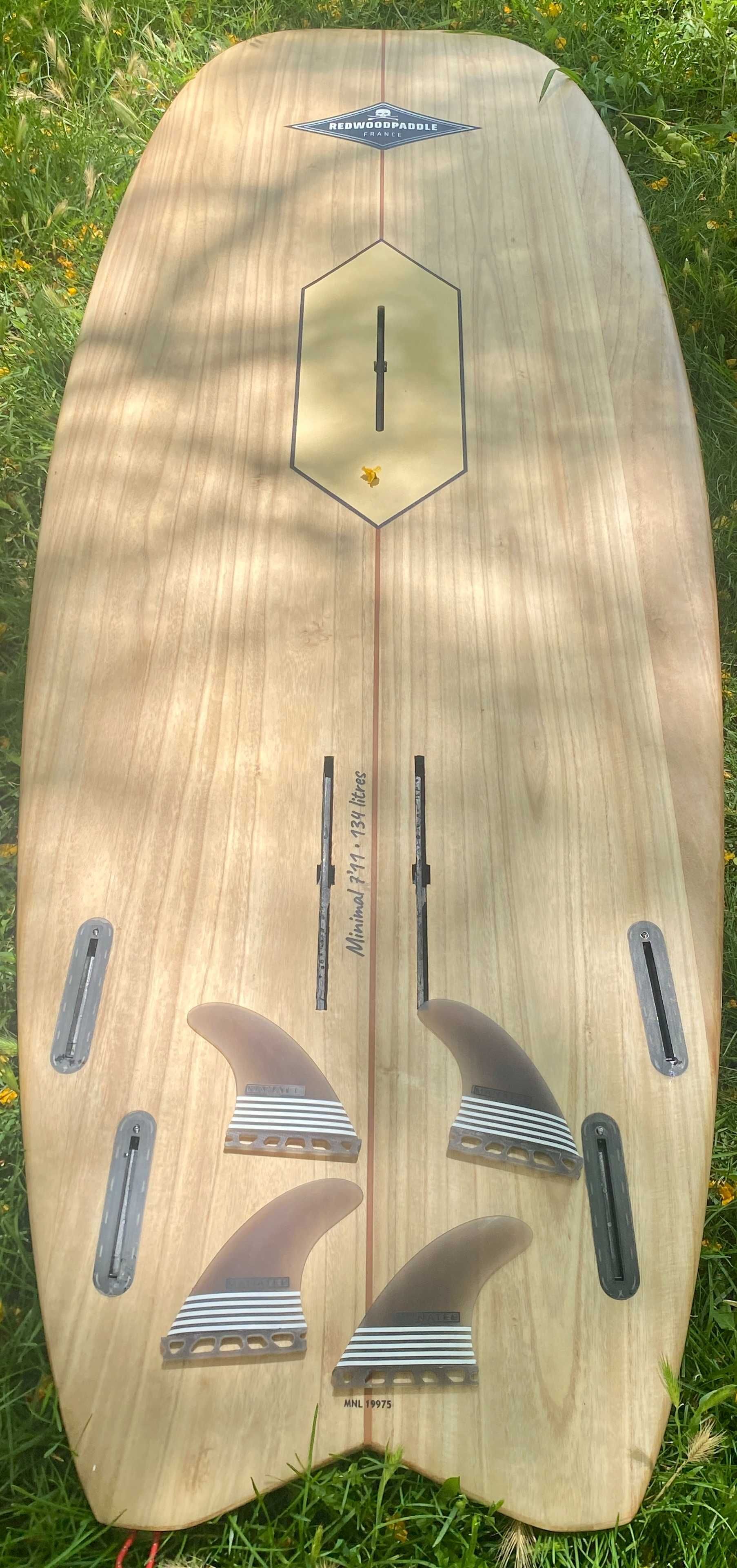 Prancha RWP Minimal Natural Wood - SUP / Wing SUP / Wing Foil