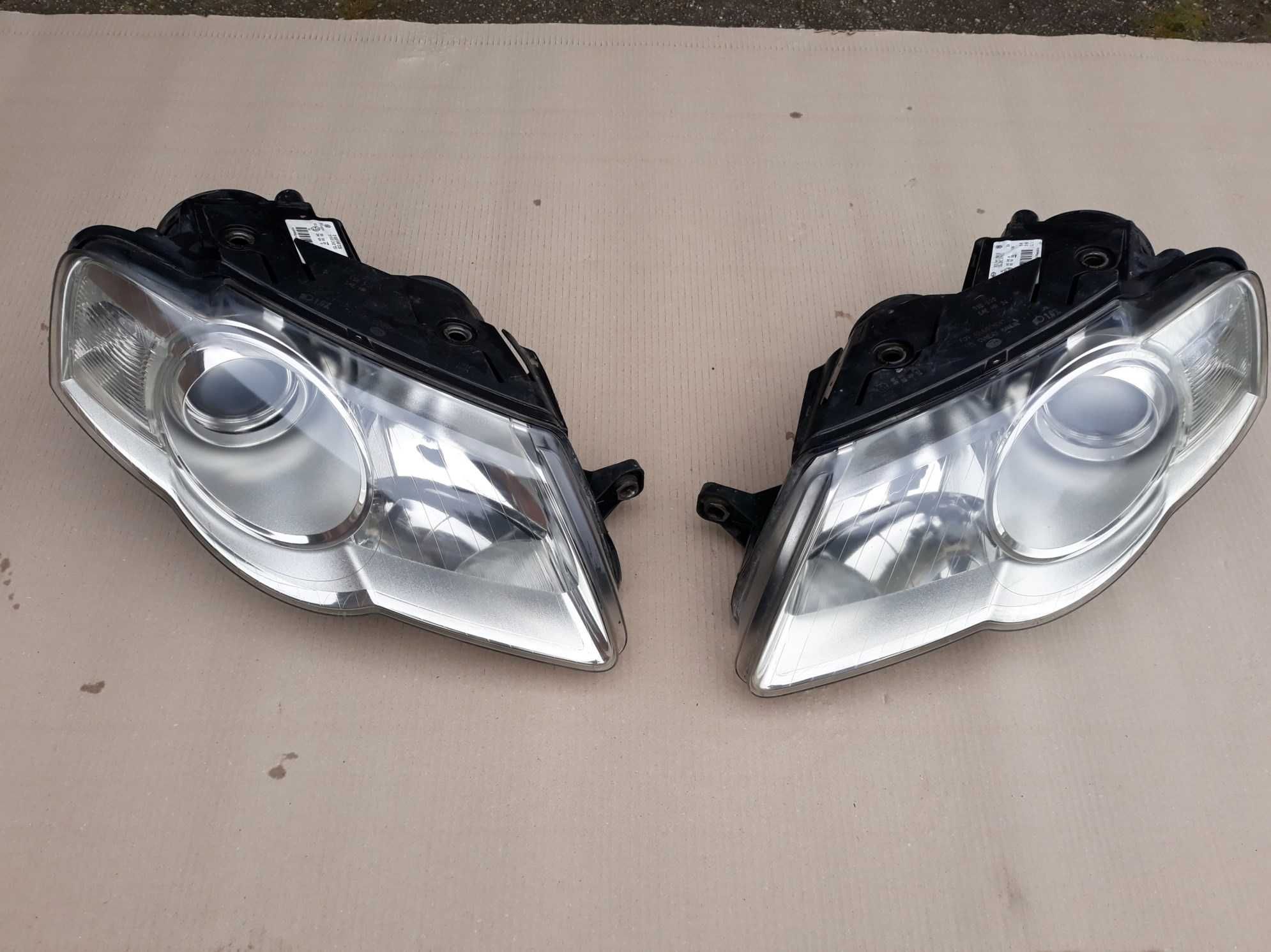 Lampa Lampy Przednie VW Passat B6 Komplet Europa Hella