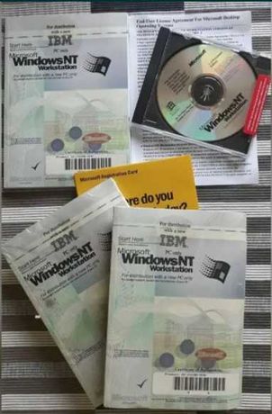Microsoft Windows NT Workstarion 4.0.