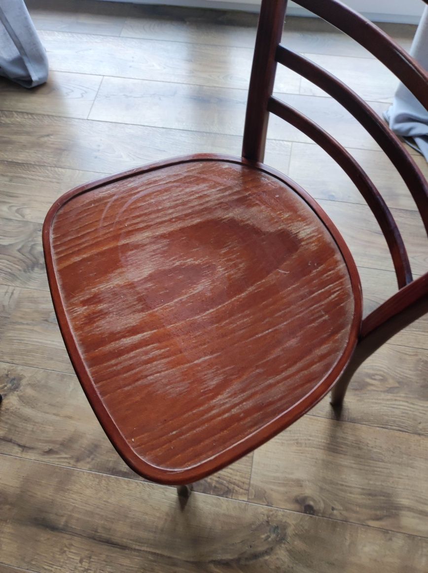 Krzesło drewniane gięte