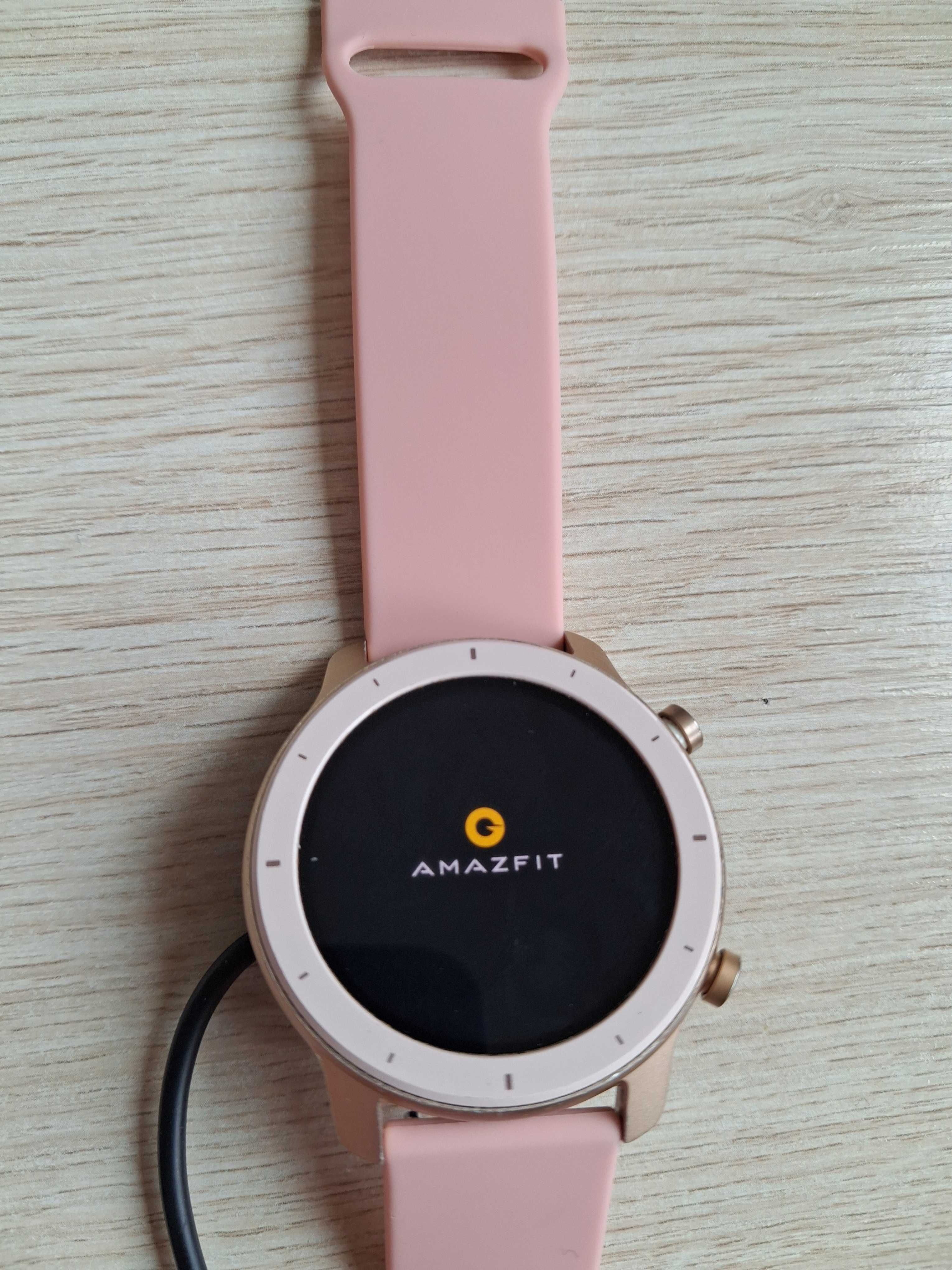 Smartwatch Zegarek Opaska Amazfit GTR A1910 Różowy uszkodzony komplet