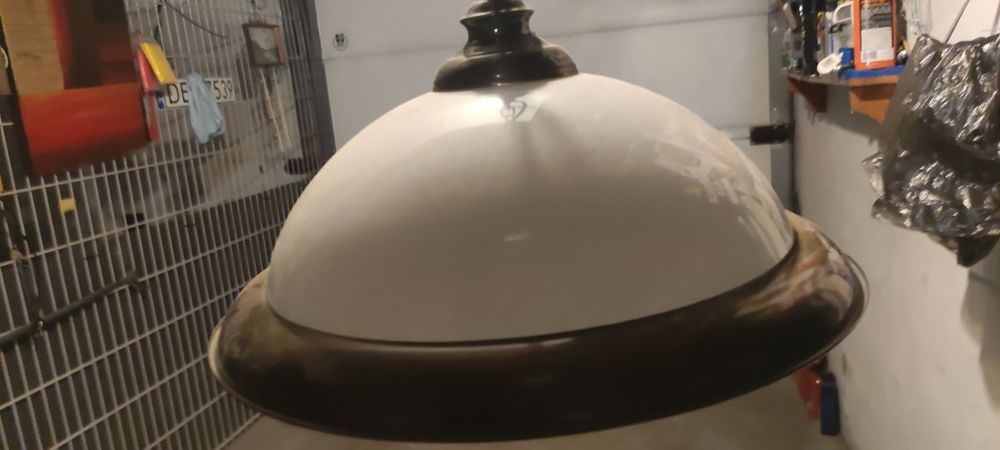 Żyrandol stylizowany na retro, 1 żarówka