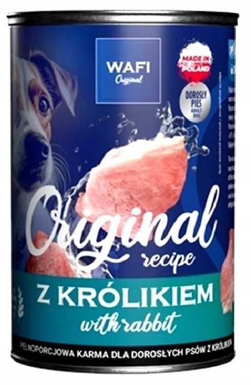 Karma dla psa WAFI 65% Mięsa MIX Smaków 12 x 400g Hurt Detal