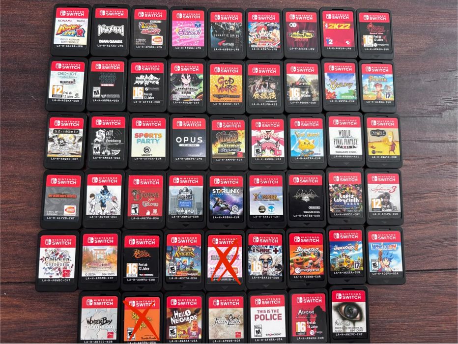 Kolekcja gier Zestaw gier nintendo switch
