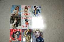 HARPER'S BAZAAR 8 szt. magazyn modowy czasopismo 2015/16/17 Frąckowiak