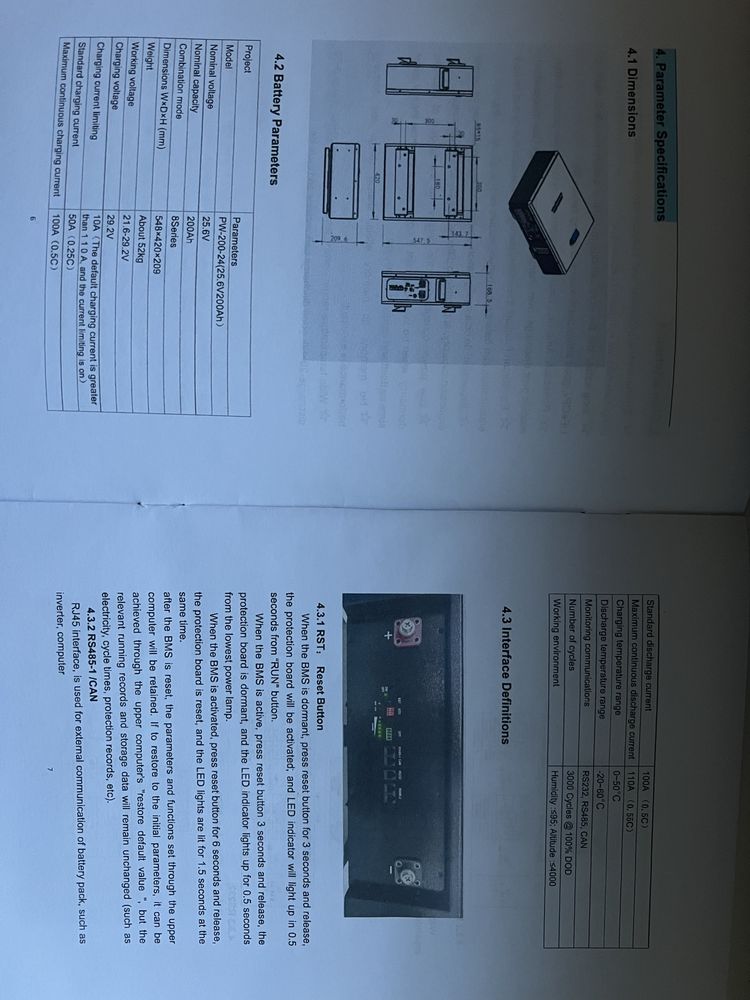 Акумуляторна батарея Covi Security PW-200-24 (25.6V 200Ah)