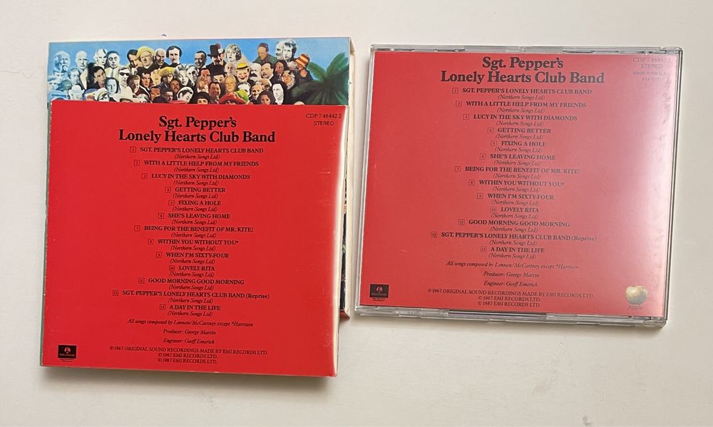 The Beatles Sgt. Pepper’s Lonely Hearts Club Band cd 1987