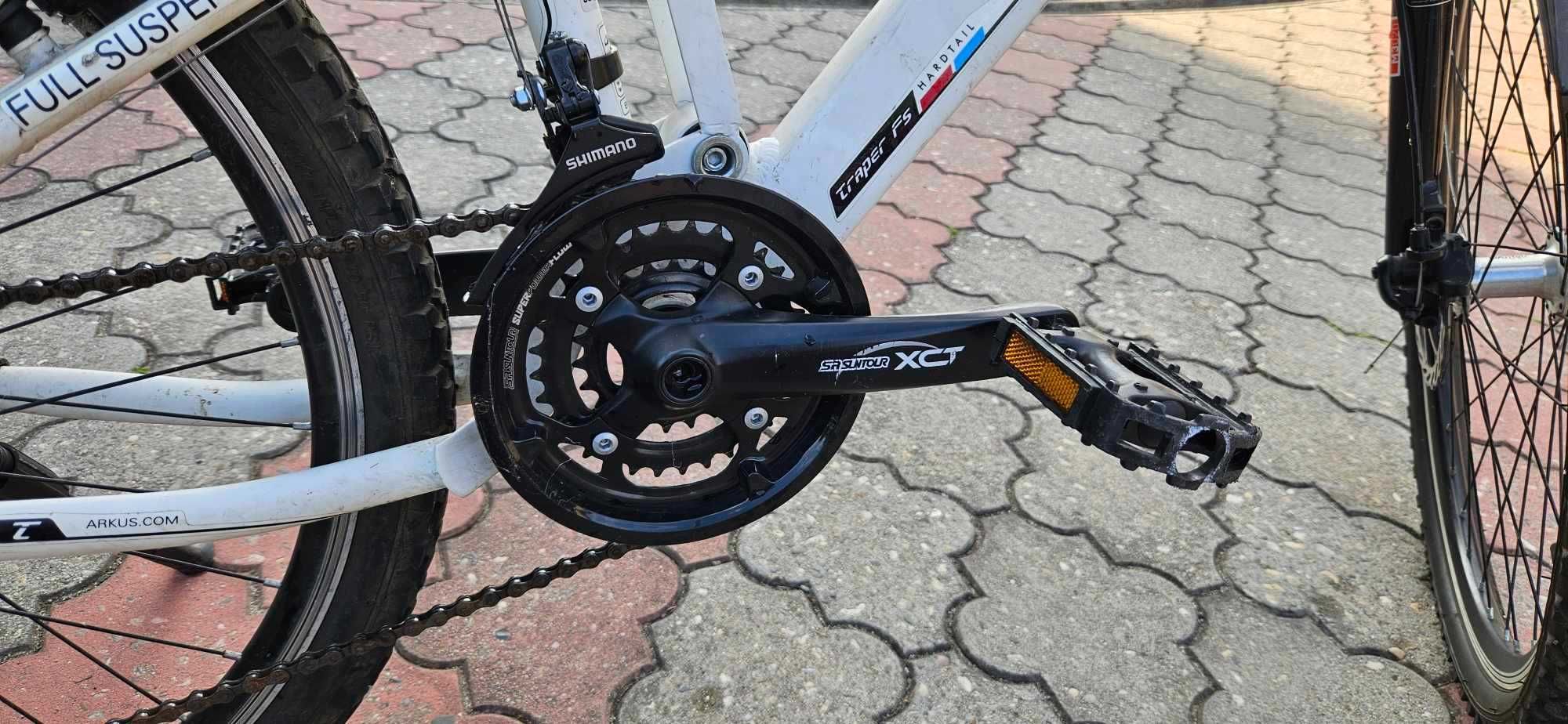 Polski GÓRAL Rower Romet Traper FS / F5 Amortyzatory Przód+Tył SHIMANO