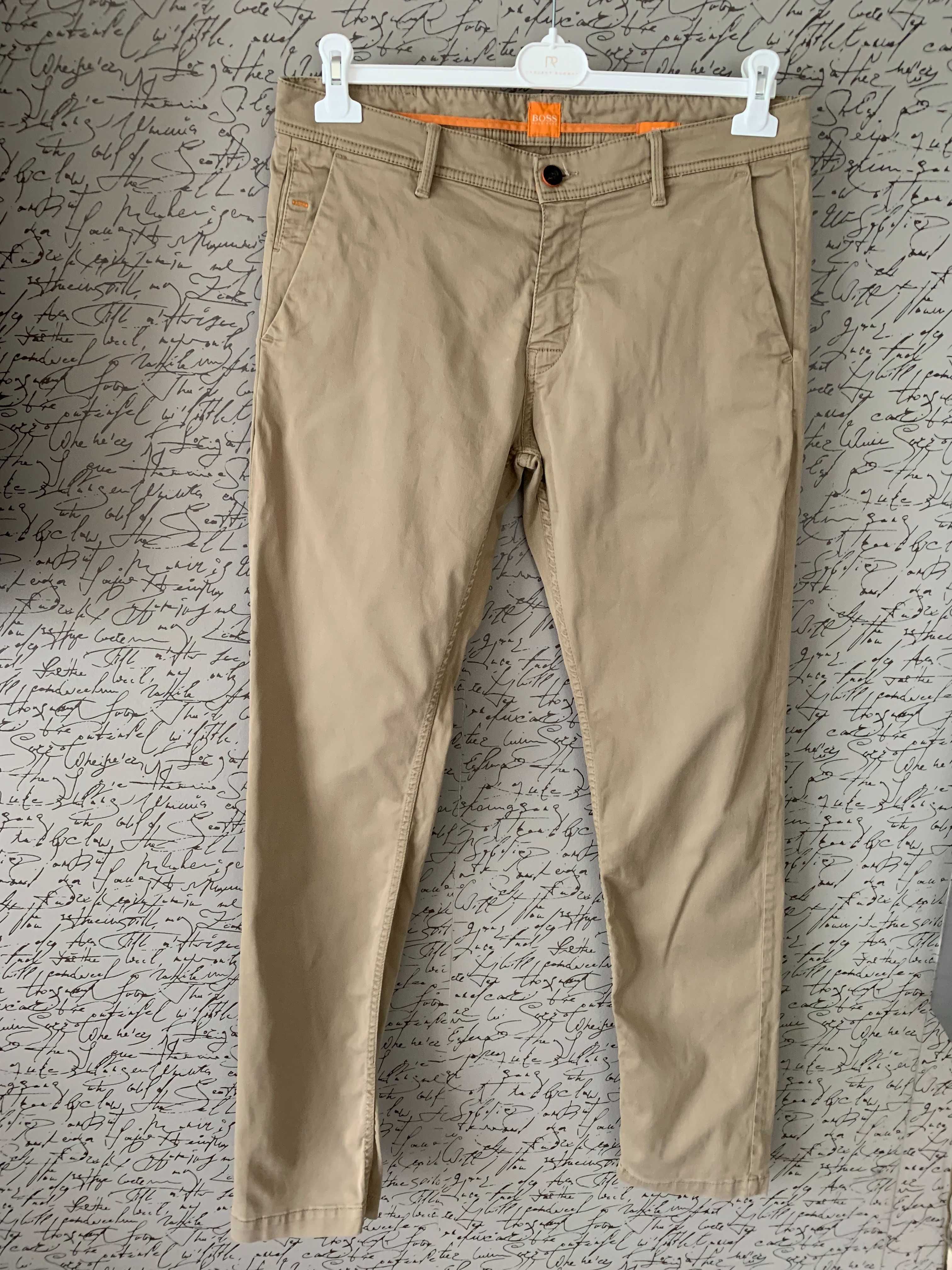 Hugo Boss Orange super spodnie chinos 36/34