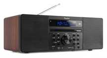Radio Audizio PRATO ALL-IN-ONE BT/USB/CD/DAB+ kolor brąz/czarny/drewno