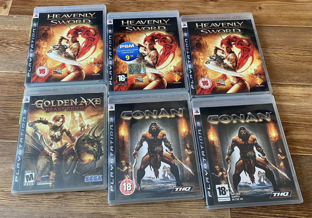 Sony PS3: Dark Souls, Dante’s Inferno, Castlevania, Bayonetta, Conan.