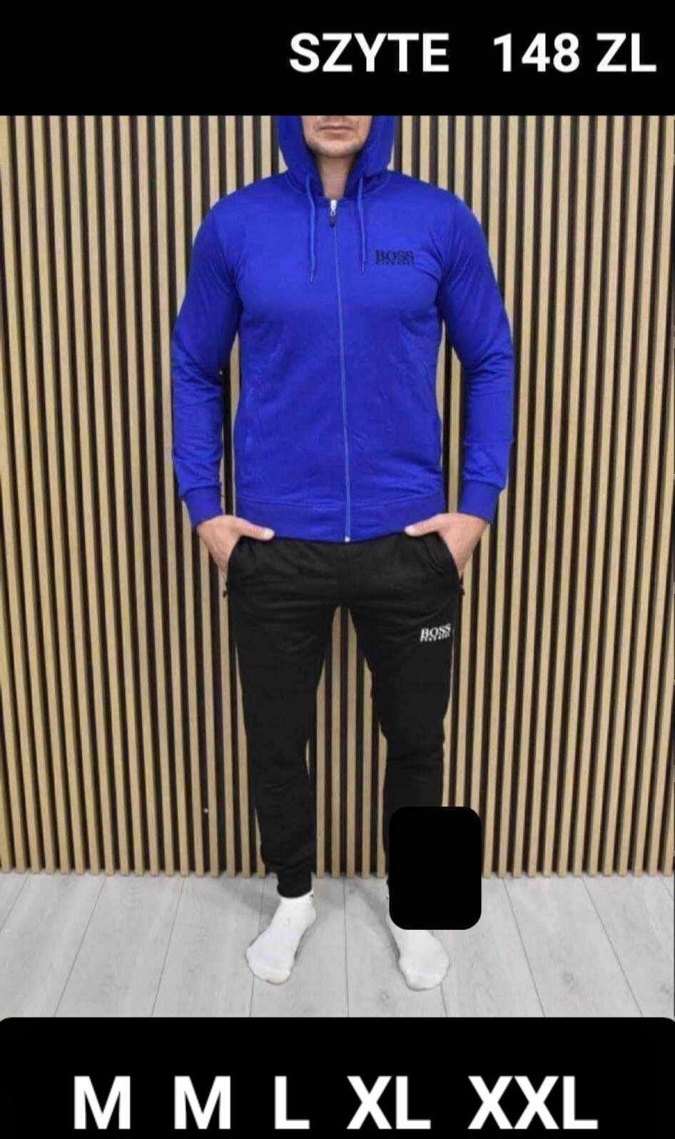 Nowy Komplet Męski Szyte logo M L XL XXL różne modele.