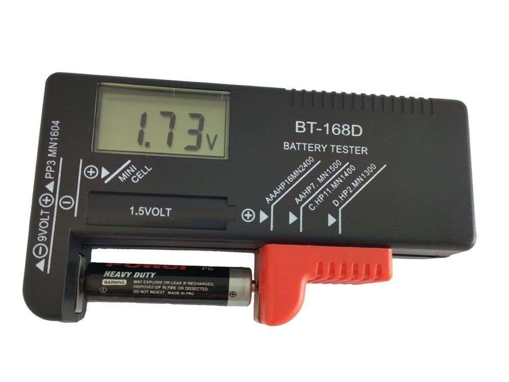Тестер для проверки ёмкости батареек/аккумуляторов с LCD дисплеем