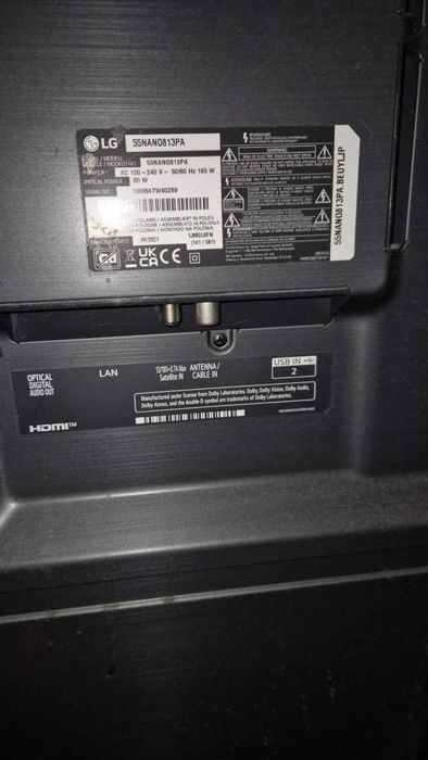 Telewizor LG 55NANO813PA SMART TV 55 cali 4k HDR