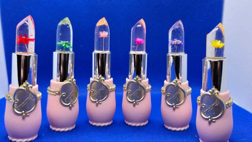 Помада з квіткою всередені JellyCrystal