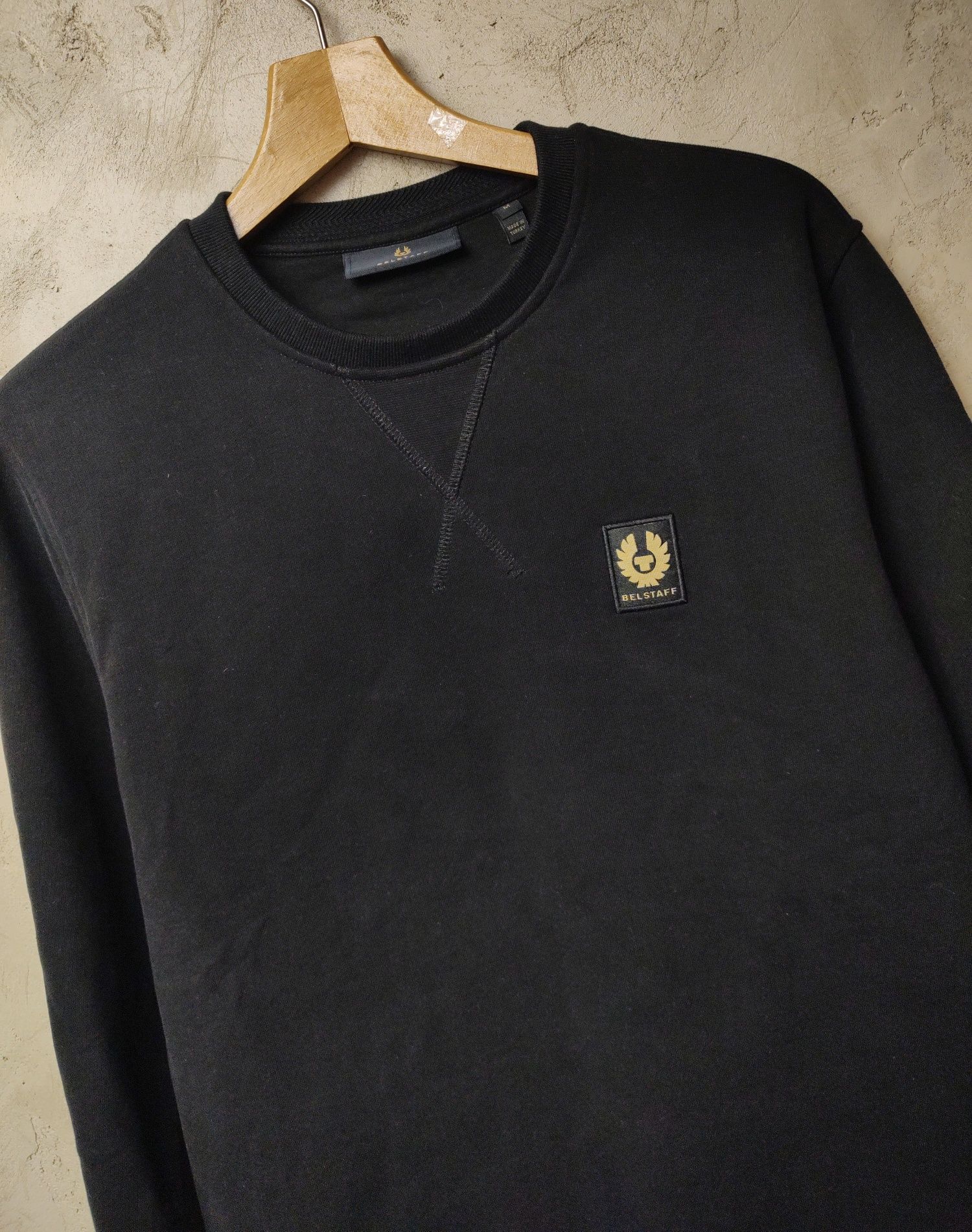 BELSTAFF__bluza męska (M) czarna nowa casual