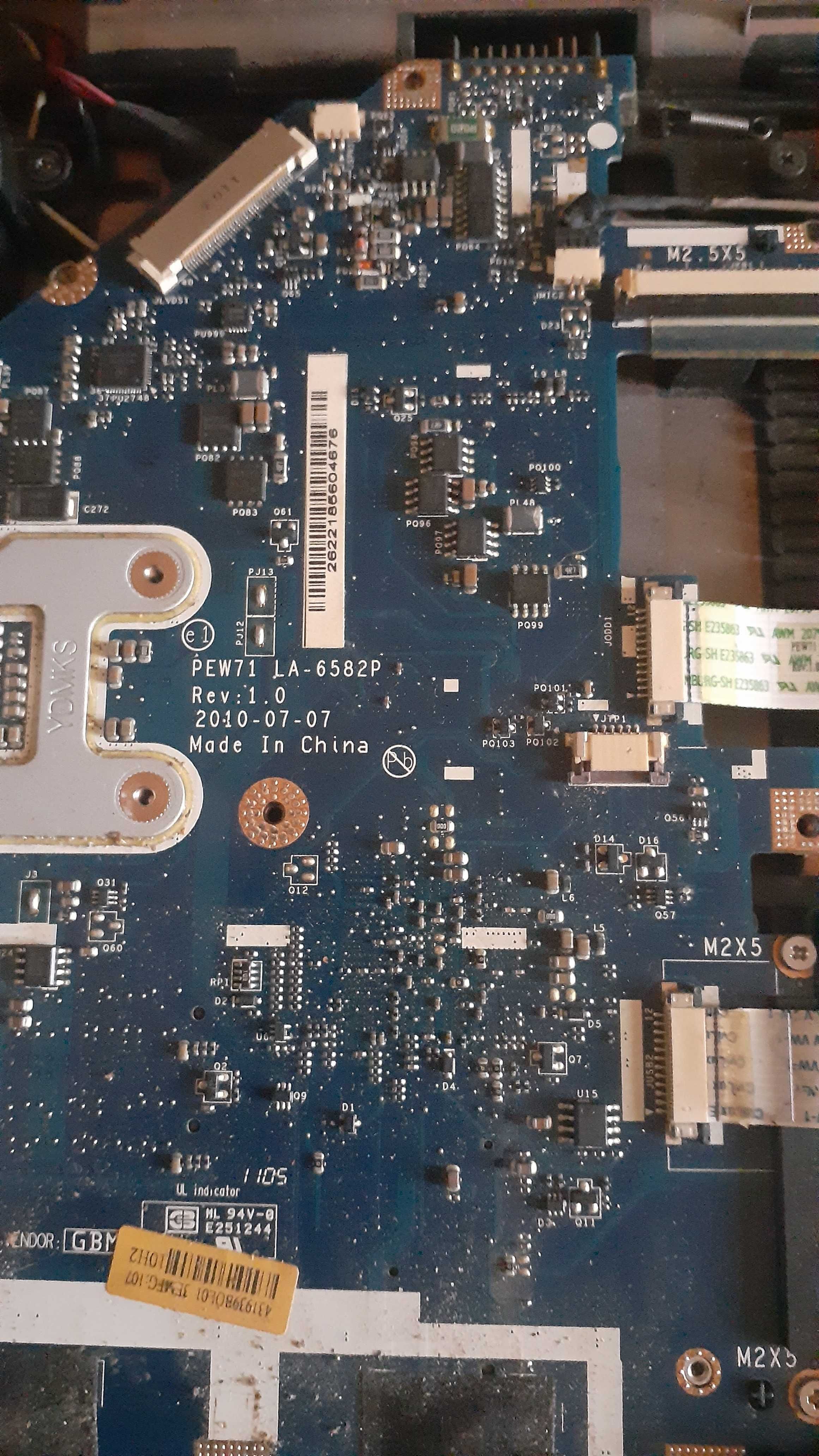 Płyta główna od laptopa Acer Aspire 5742 + chłodzenie w pałni sprawna
