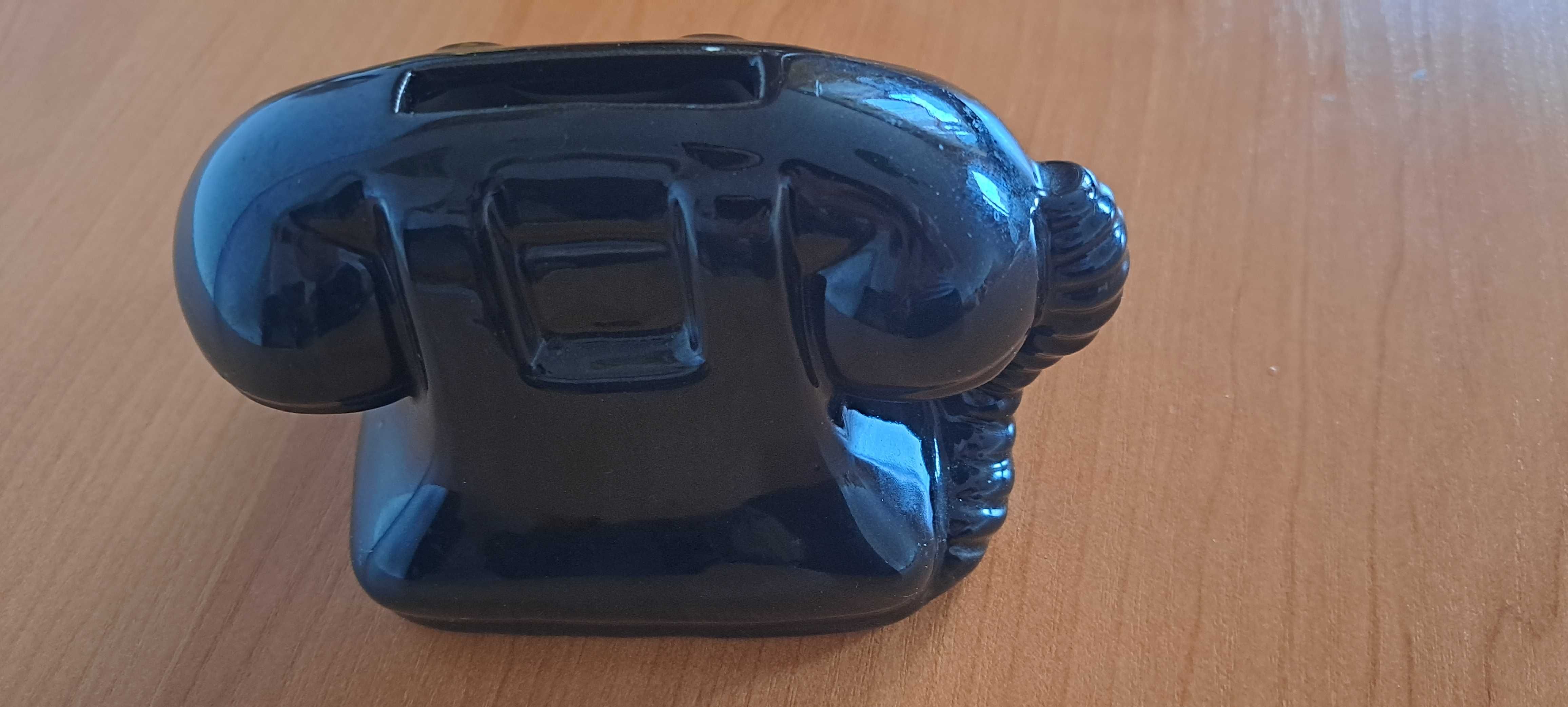 ceramiczny telefon czarny - skarbonka