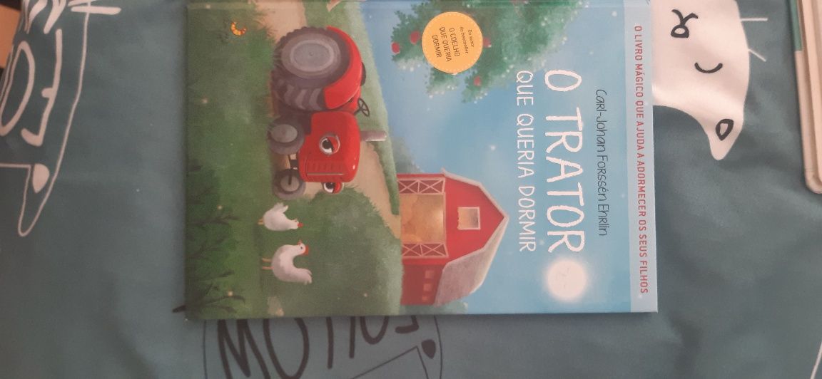 Livro o trator que queria dormir