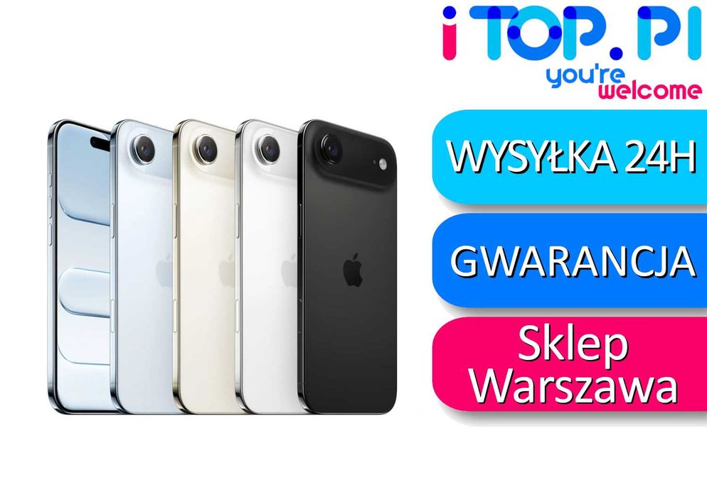 iPhone 17 Air 256gb KOLORY Nowy GWARANCJA APPLE Sklep iTop Muranów