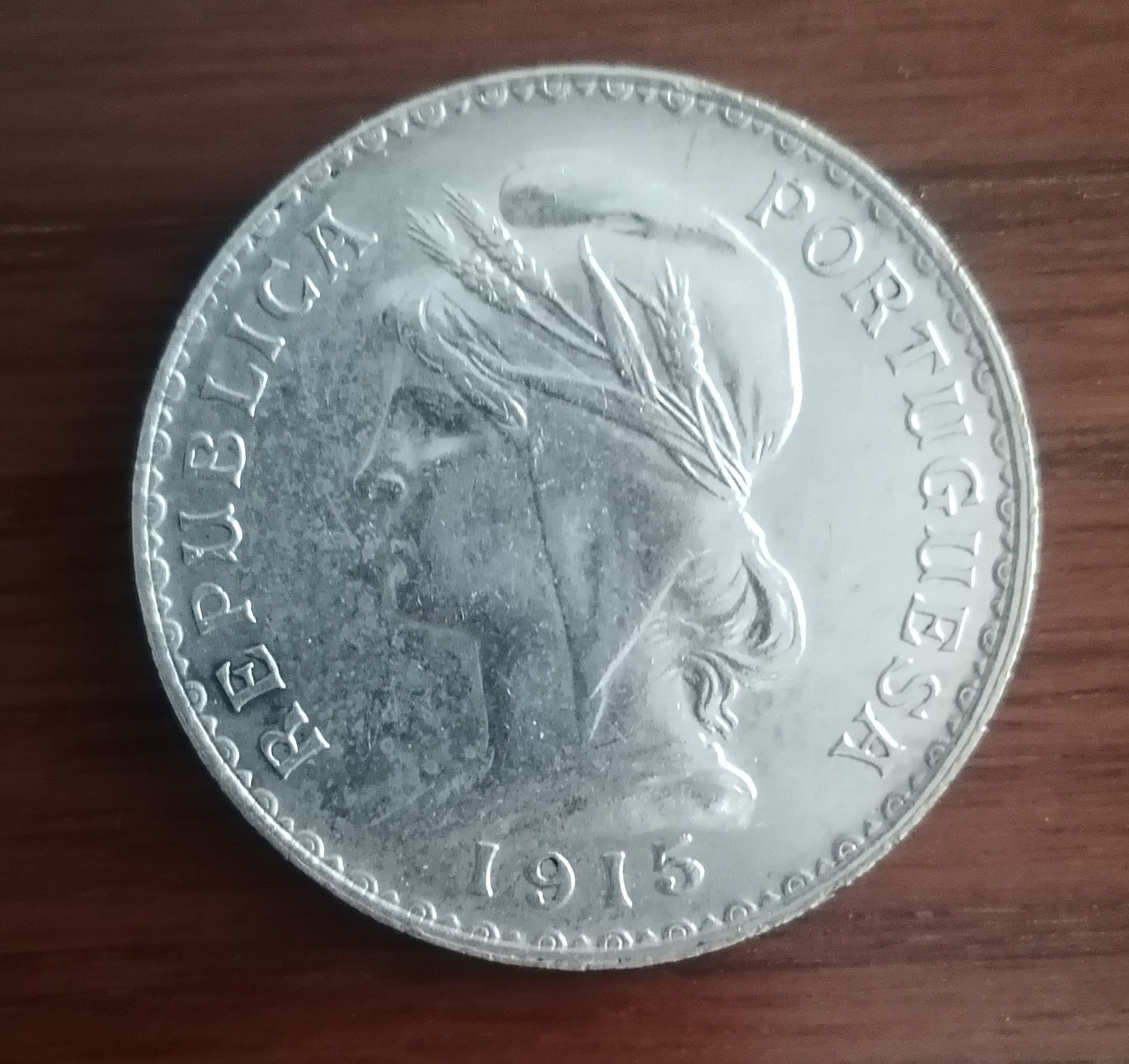 1 escudo 1915 prata