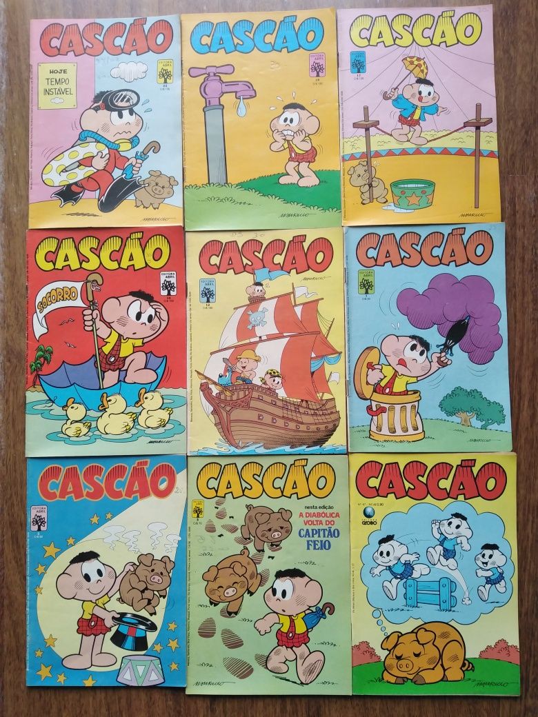 24 revistas de banda desenhada do Cascão