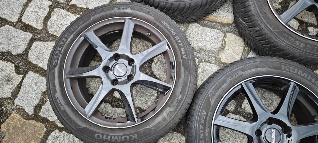 Koła felgi DEZENT 5x112 Audi VW Skoda 205/55/17