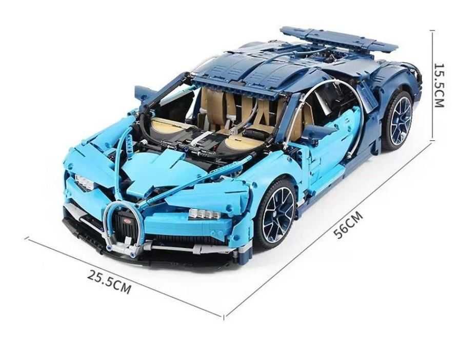 Klocki SuperCar Bugatti Chiron 3599-elem 56cm zam. Technic